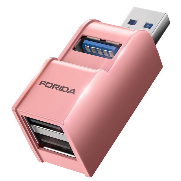 3 Ports USB 3.0 Adapter, USB Hub with 1 USB