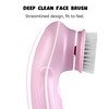 Facial Cleansing Brush Electric Facial Exfoliating Massage Brush with 3