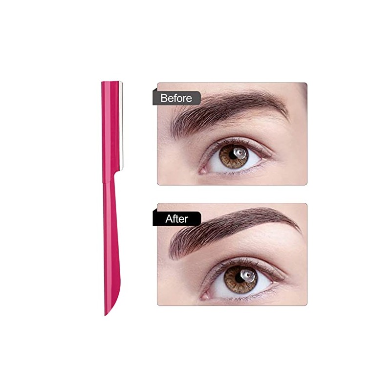 Eyebrow Razor Face Razor for Women (Pink)