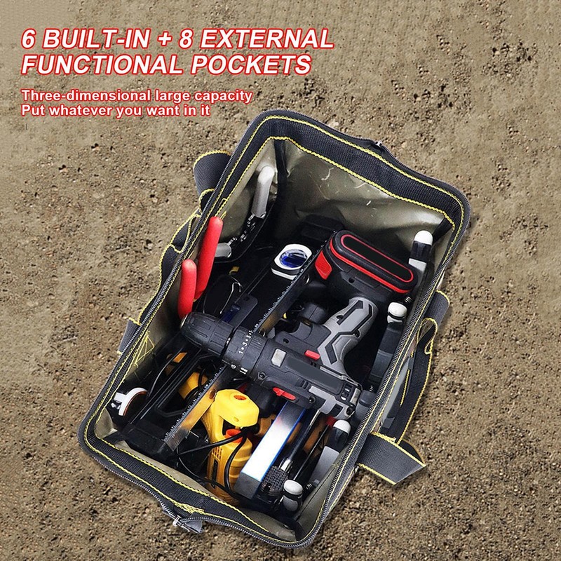 Tool Bags for Men,Toolbox Organization Pouch Tote - Expandable Box