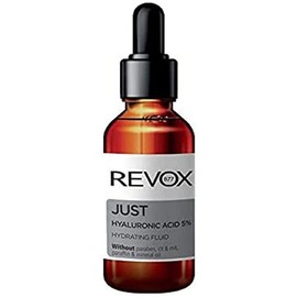 REVOX B77 - Just Hyaluronic Acid 5, 30 ml, Sérum Ácido Hialurónico, Fluido Hidratante para Rostro y Cuello, Hidrata, Tersa y Suaviza la Piel, Combate 
