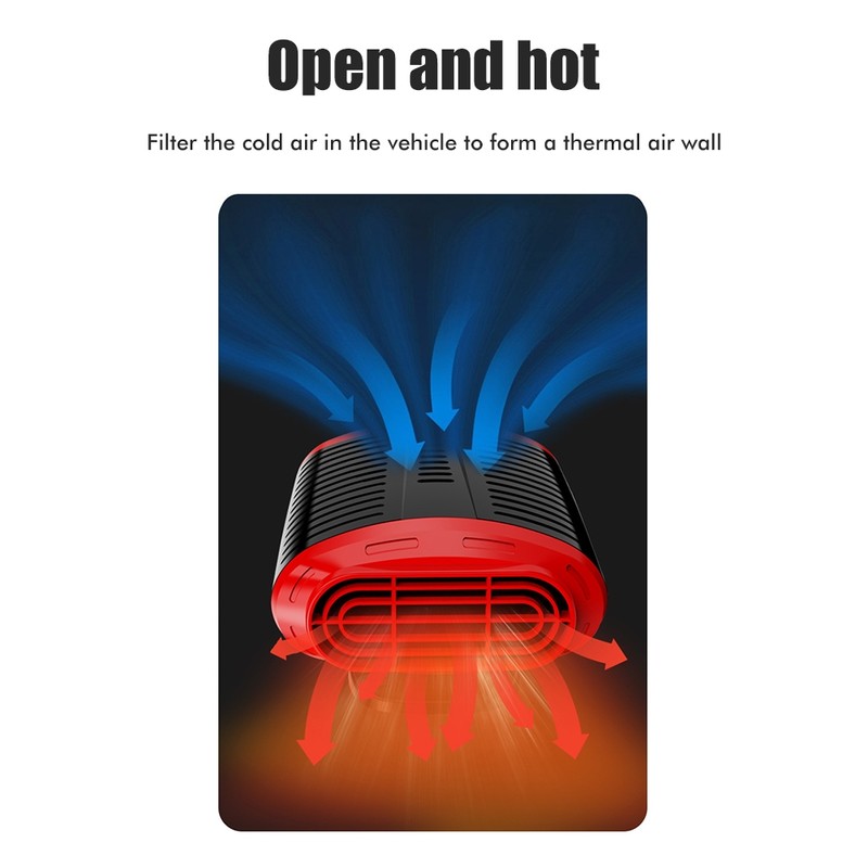 12/24V Electric Car Truck Heater Cold and Warm Wind Windshield