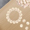 Pack of 150 Wooden Beads with Face, 10 mm Angel
