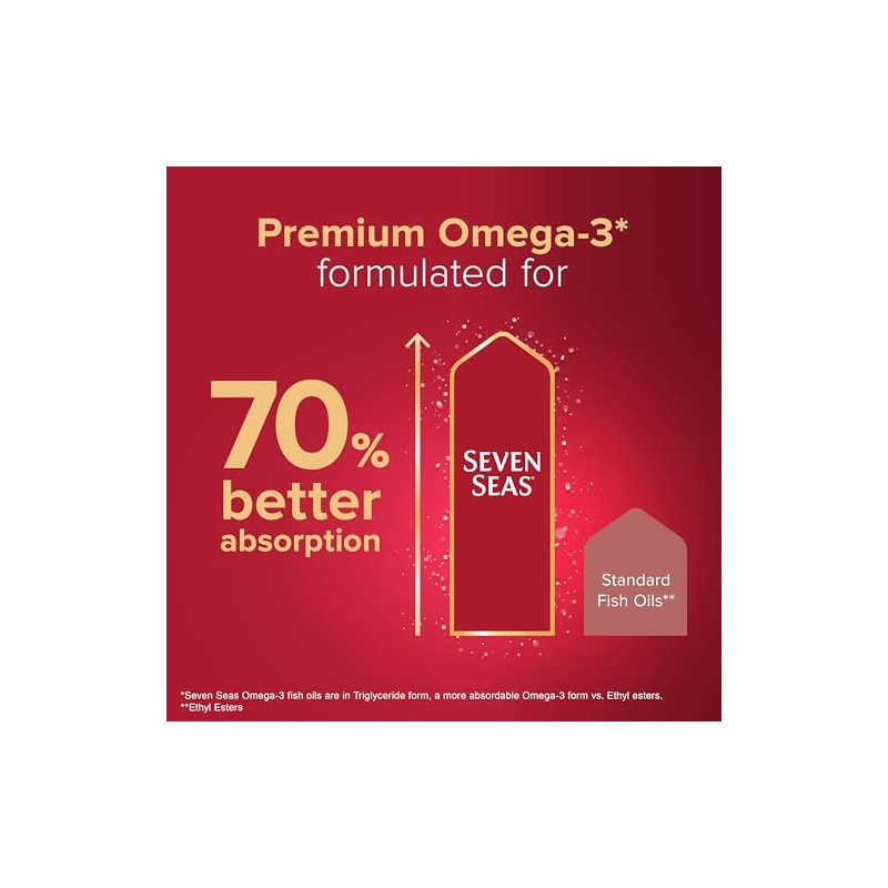 Seven Seas Cod Liver Oil One-A-Day Omega-3 Fish Oil and