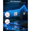 Aclorol COB LED Strip Light 110V 16.4ft/5M Blue LED Strip