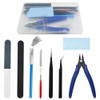 WMYCONGCONG Plastic Model Tools, 10-piece Set, Introductory Tool Set, For