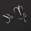 20Pcs High Carbon steel Strength Sharp Treble Hooks with Barb