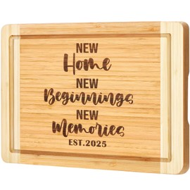 House Warming Gifts New Home 2025, Engraved Cutting Board New Home Gift Ideas, Housewarming Gifts for Women Men Couple, New Homeowner Gifts Closing Gifts for Home Buyers New Apartment Gifts