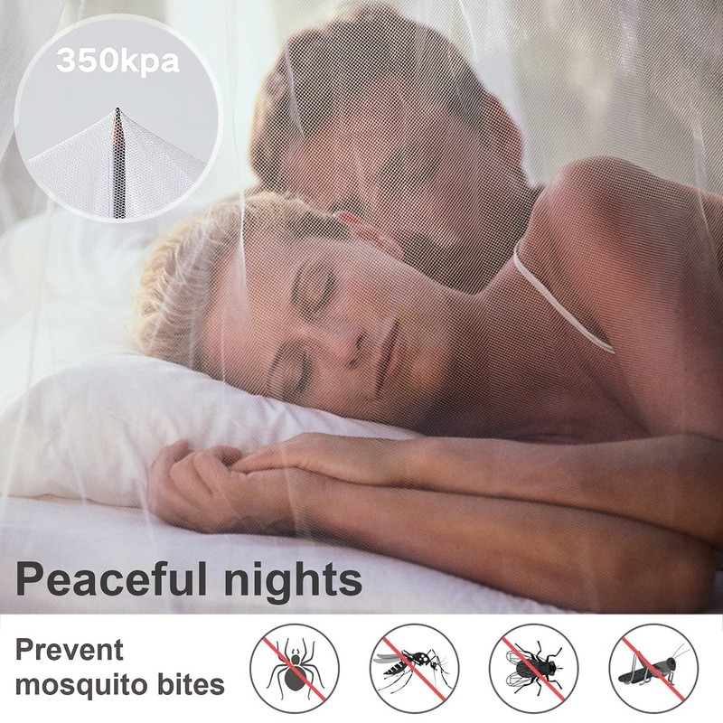VZATT Mosquito Net Bed, Mosquito Net Suitable for Large Single