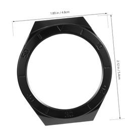 TEHAUX 1pc PC Protective Case Watchband Watch Case Watch Screen Protector Gold Protector Frame Bumper Holder Car Watch Protector Guard De Smartwatch Bumper Protector Black