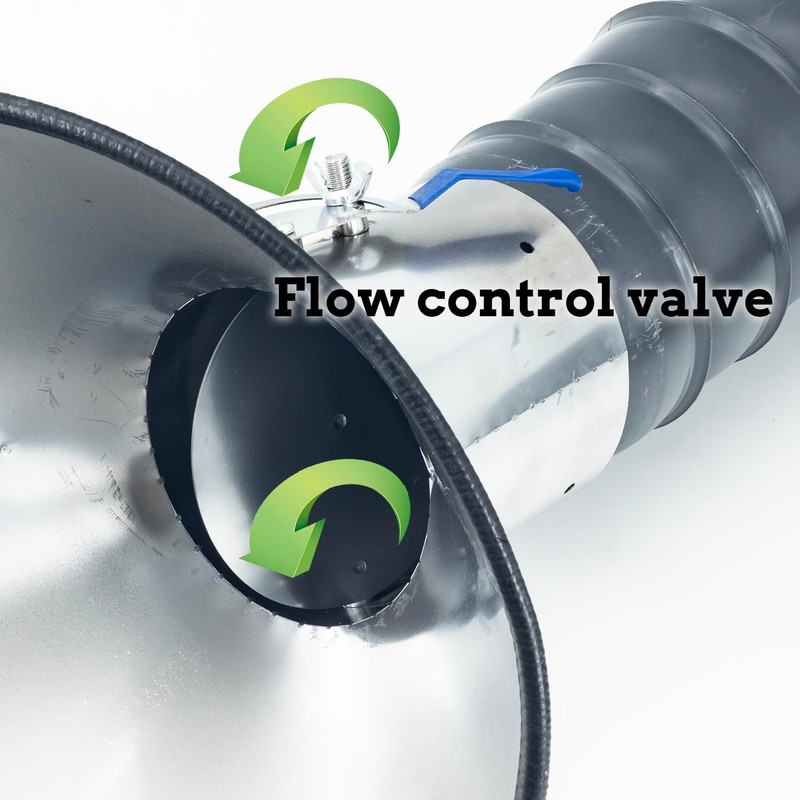 4'' Articulated Hose 3ft Long Air Extractor Flexible Duct Collector