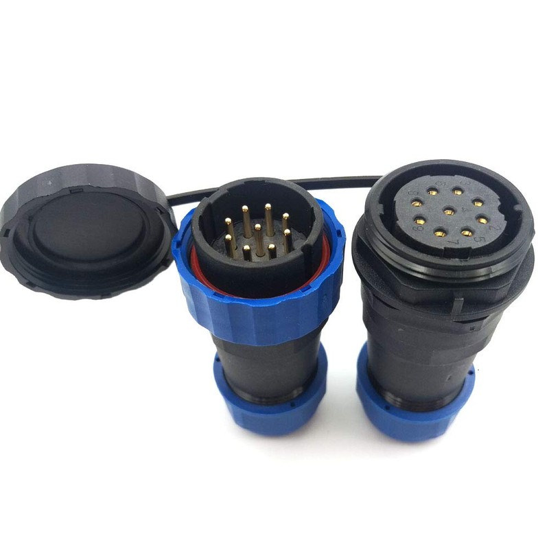 SZJELEN SD28 28MM 9Pin Pair Waterproof Circular Connector IP68,Aviation Cable