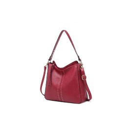 Montana West Hobo Bag for Women Designer Purses and Handbags Ladies Chic Tote Shoulder Bags,MWC-128-RD