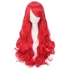 Wig Red Hair Long Wave (WFIVJ9B) / 가발 빨간머리 롱 웨이브 (WFIVJ9B)