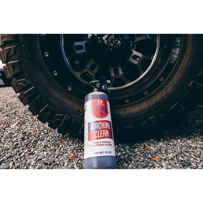 13 Supplies Machine Clean: All purpose cleaner, Wheel, Tire &