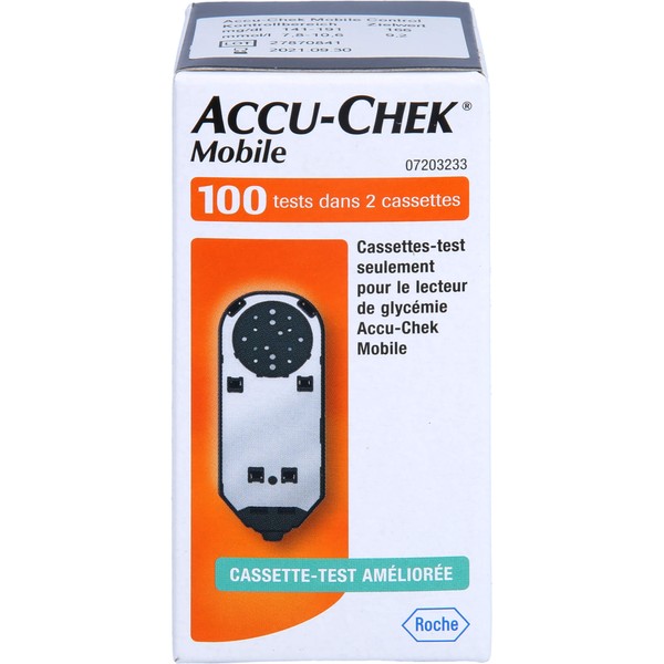 EurimPharm ACCU-CHEK Mobile Testkassette Plasma II, 100 St. Teststreifen