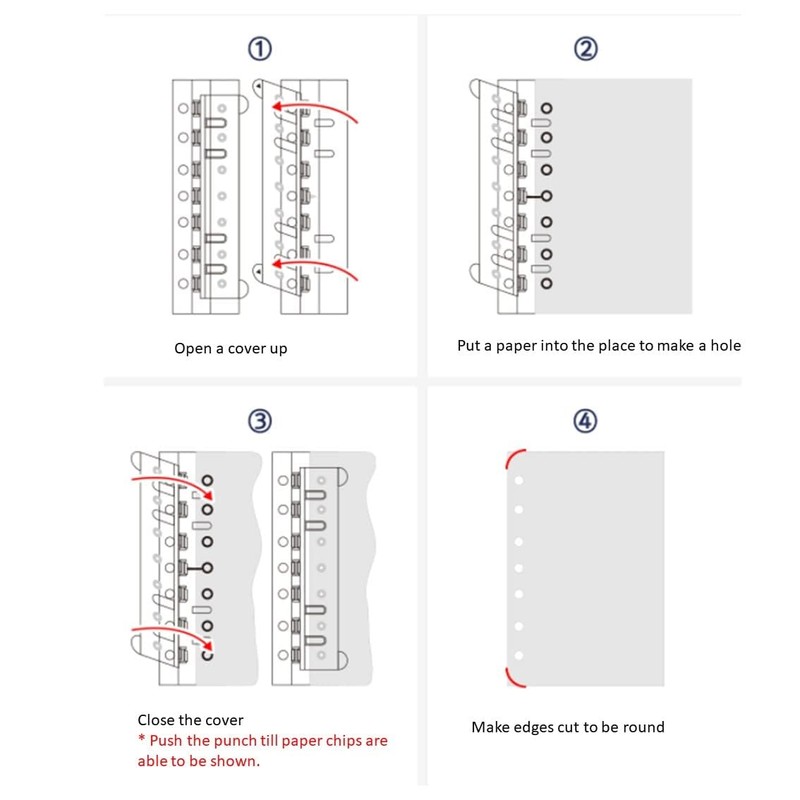Franklin Covey Portable 7-Hole Punch for Classic Style Day Planner