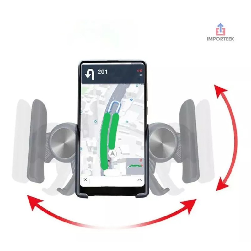 Importeek Soporte Base Celular Carro Auto Ventilacion Rejilla Aire 360