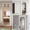 FWUNYVN 2 Pairs Over-The-Door Mirror Hanger, Adjustable Door Mirrors Hook
