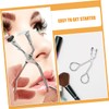 Baluue Stainless Steel Eyelash Curler with Lash Comb Half Lash