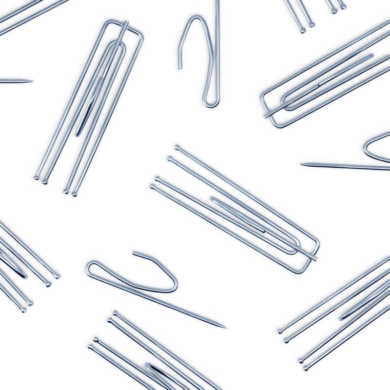 Dritz Home 44323 Short Neck Pleater Drapery Hooks (14-Piece) ,