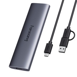 fanxiang 500GB External SSD - Portable SSD External Solid State Drive, 1000MB/s, USB 3.2 Gen2 Type-C, Aluminum Alloy, External Hard Drive for iPhone15/16/17,Android, Mac, Windows (PS1008-NEW)