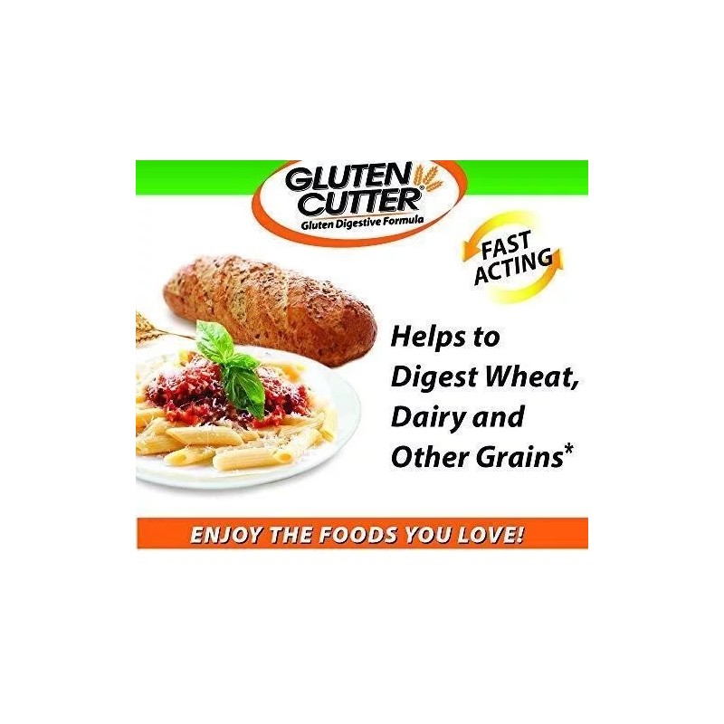 Healthy Natural Systems Gluten Cutter Digestives Enzyme Formula 30 Caps