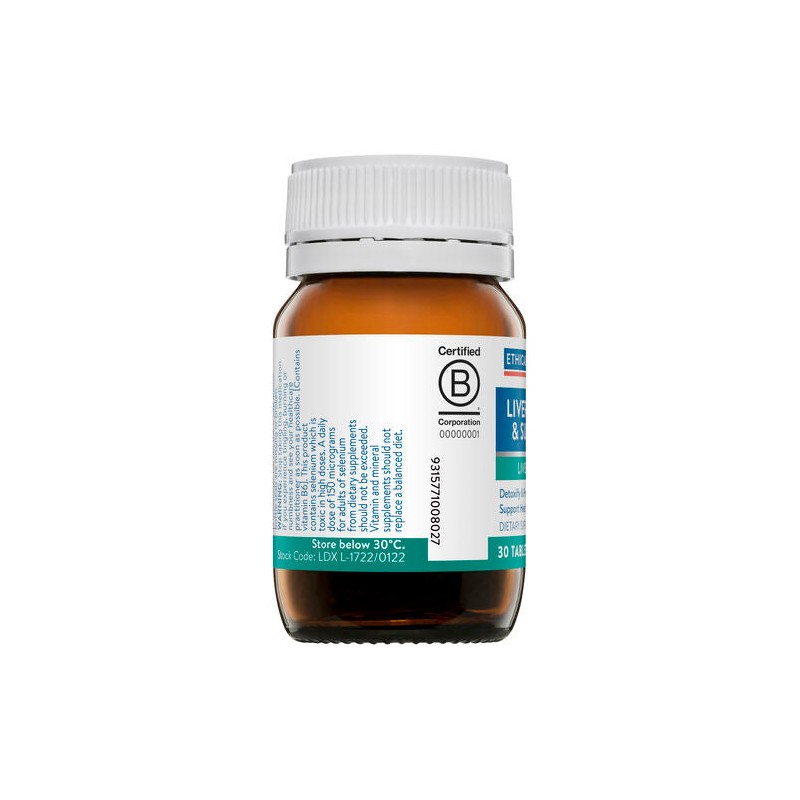 Ethical Nutrients Liver Detox & Support 30 Tablets