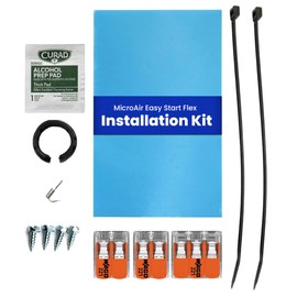 MICRO-AIR Easy Installation Kit for EasyStart Flex Soft Start Kit for Home Air Conditioner & RV – Includes Snap Bushings, Zip Ties, Alcohol Wipes, Adhesive Pads, & Screws