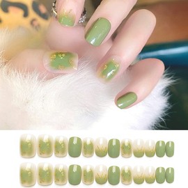 Turkalla Nail Tips for Hands, 24 Pieces, 12 Different Sizes, 3D Dimensional, Easy to Apply, Reusable, Fake Nails, Gel Nails, Nail Seals, Hand, Nail Art, Nail Parts, Stylish, Popular Design, Beginners,