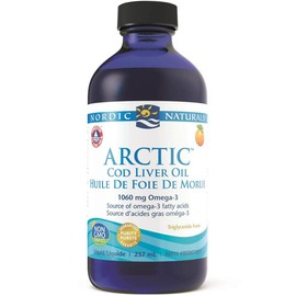 Nordic Naturals Arctic Cod Liver Oil Liquid, 237ml / Orange