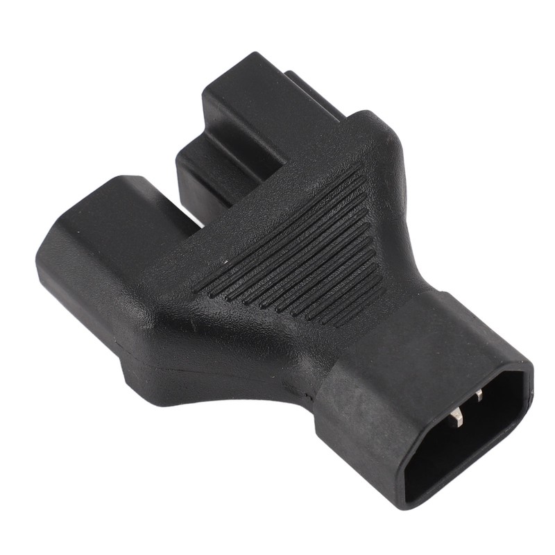 IEC320 C14 to C13 and 5‑15R Power Adapter Male to