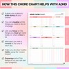 ADHD Chore Chart for Adults & Teens | Double-Sided A3