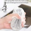 pobowlgarls Multifuctional Round Wire Dishwashing Rags Dish Cloth for Wet
