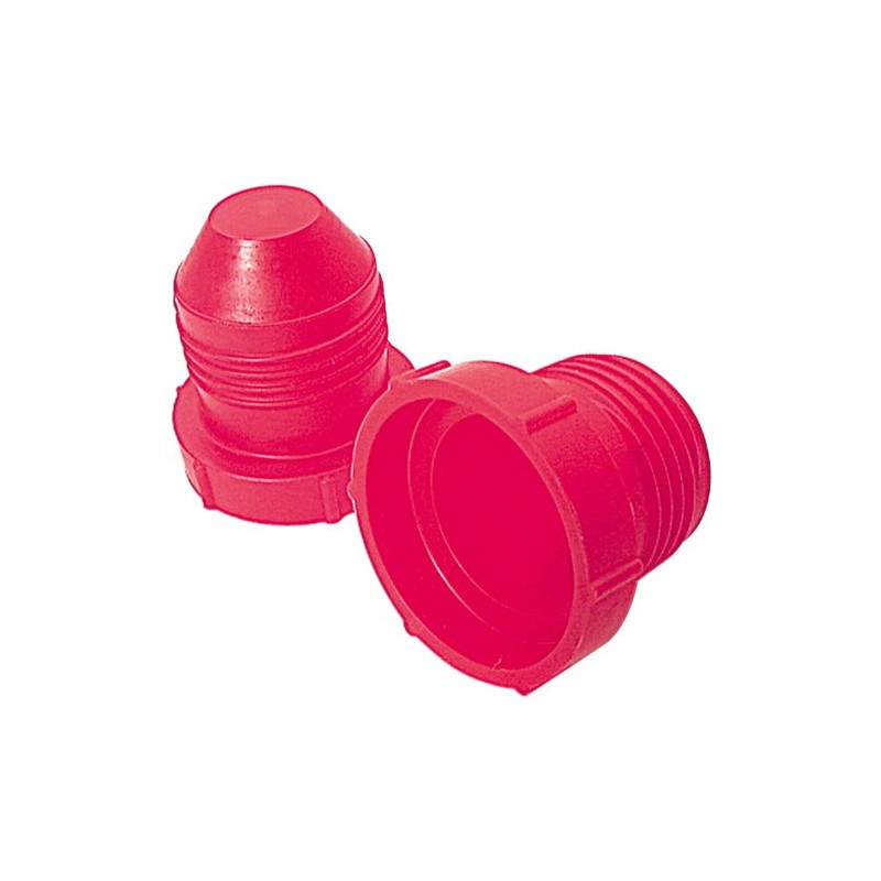 Allstar Performance ALL50813 Red Plastic Plug for -6AN 9/16-18 Thread,