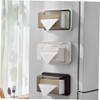 Ipetboom Wall Mounted Tissue Dispenser Transparent Magnetic Tissue Box for
