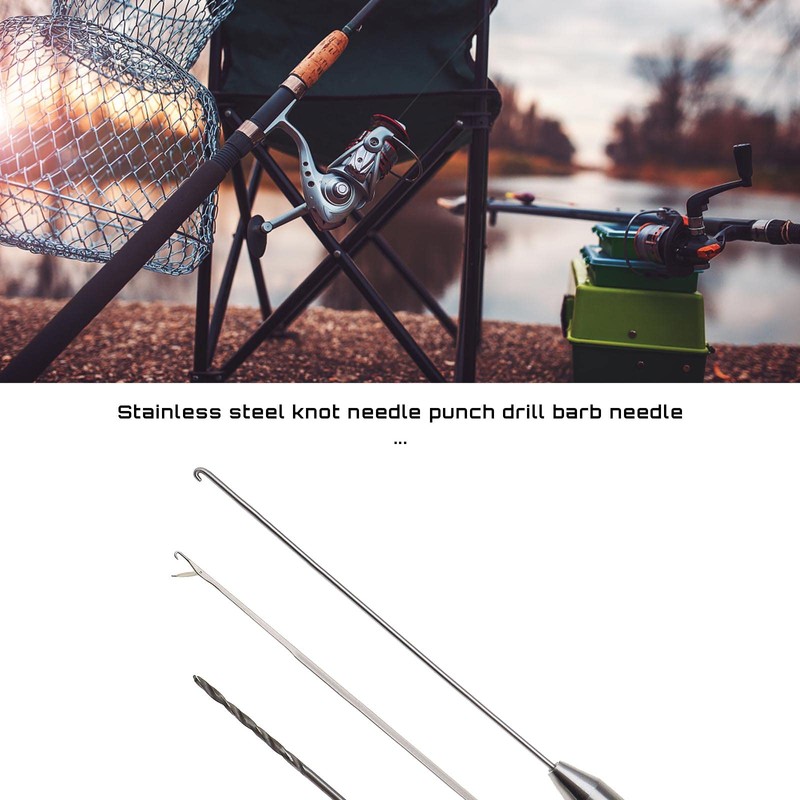 SING F LTD 3PCS Fishing Bait Tool Set Bait Needle