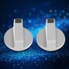 Xrten Gas Hob Knobs 6 mm, Pack of 4 Metal