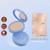 Base Maquillaje Polvo Compacto Fijador Matte Para Grasas