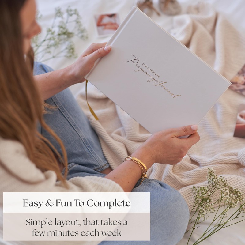 Complete Pregnancy Journal & Memory Book - Weekly Pregnancy Scrapbook