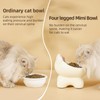 Kesago Elevated Neck Protection Cat Bowl .Cute cat Shape .Send