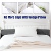 HOMBYS Wedge Pillow Headboard for Bed Gap,Foldable Bed Wedge Gap