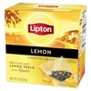 Lipton Black Tea Lemon, Pyramid Tea Bags, Flavored Teabags for