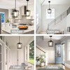 JIAYASHOUS Black Pendant Lights Kitchen Island, 1-Light Light Fixtures, Farmhouse