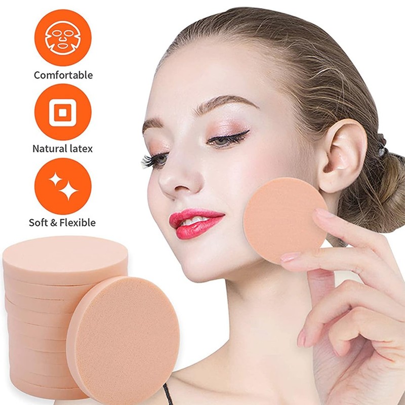 XUKZIMA 12 Pcs Makeup Sponges Facial Sponges for Washing Face