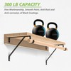 YISHELFS Heavy Duty Closet Rod Bracket, Adjustable Closet Rod Holders