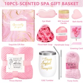 Birthday Gifts for Women Her,Self Care Pamper Gifts for Women Unique,Relaxing Spa Gift Basket Care Package,Gift Set for Best Friends Female Sister Mom Wife Her Girlfriend Coworker Bestie Teachers
