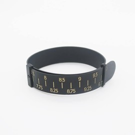 Black Bracelet Gauge Sizer,15-25cm Jewelry Measure Wrist Size Tool, Plastic Bracelet Measure Tool for Jewelry Size Bracelets Bangles, Mandrels