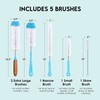 Turbo Microfiber Bottle Brush Cleaner Pack - Set of 5