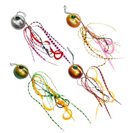 Orurdo qb100252a01n0 Induction Type Tylabald Fishing Gear, 4 Color Set, 2.1 oz (60 g)